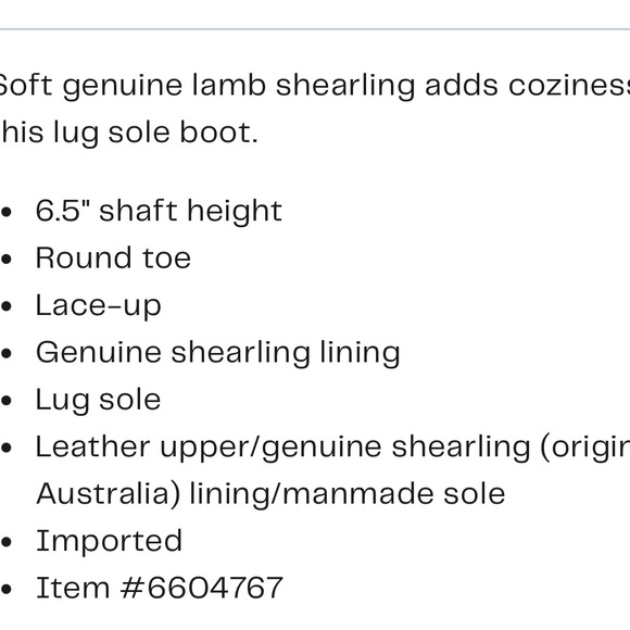 Sorel Emelie Genuine Shearling Short Lace-Up Boot (Women) - Picture 12 of 13